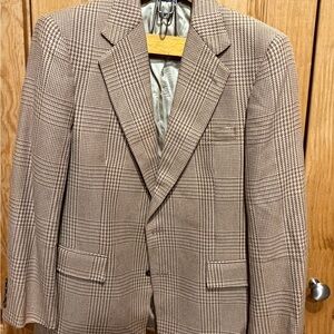 Polo by Ralph Lauren Tan Glen Plaid Sport Coat